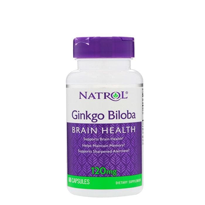 НАТРОЛ ГИНКО БИЛОБА капсули 120 мг. 60 броя / NATROL GINKGO BILOBA