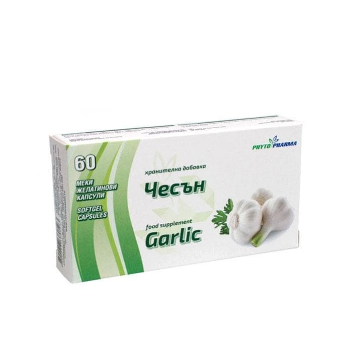 ЧЕСЪН капсули 250 мг. 60 броя / PHYTOPHARMA GARLIC