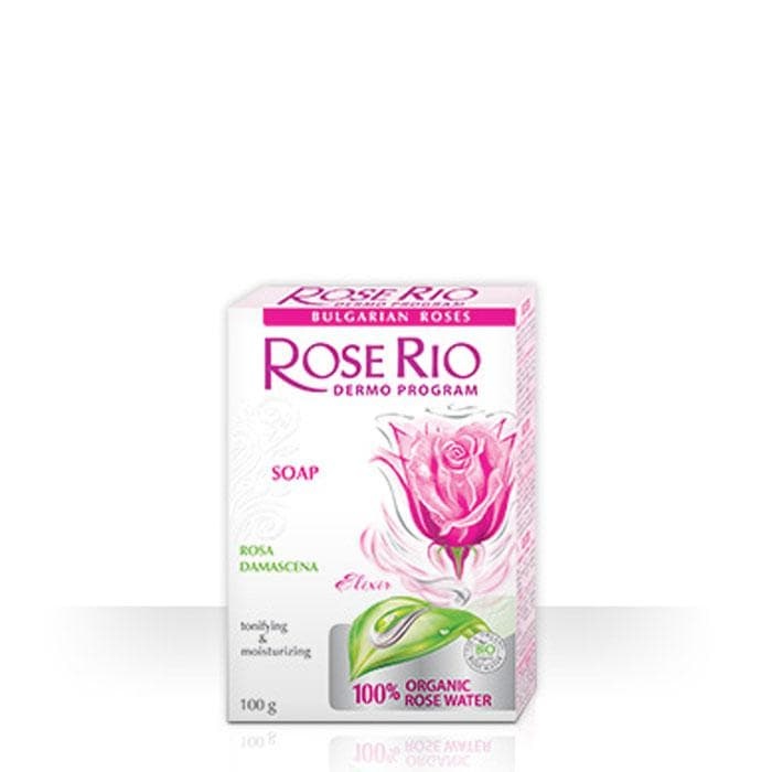 РОУЗ РИО ХИДРАТИРАЩ И ТОНИЗИРАЩ САПУН С РОЗОВА ВОДА 100 грама / ROSE ...