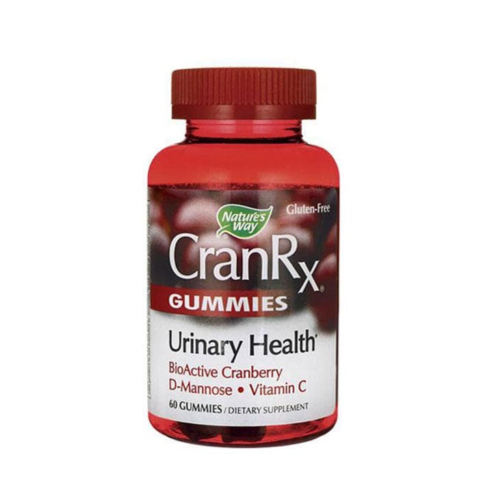 КРАН RX ЧЕРВЕНА БОРОВИНКА + Д - МАНОЗА желирани таблетки 60 броя / NATURE&#039;S WAY CRAN RX GRANBERRY + D - MANNOSE