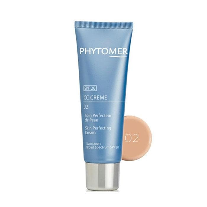 КРЕМ СС ЗА СИЯЙНА КОЖА SPF 20 СРЕДНО ТЪМЕН 02 50 мл. / PHYTOMER CC CREAM SKIN PERFECTING SPF 20 SUNSCREEN BROAD SPECTRUM