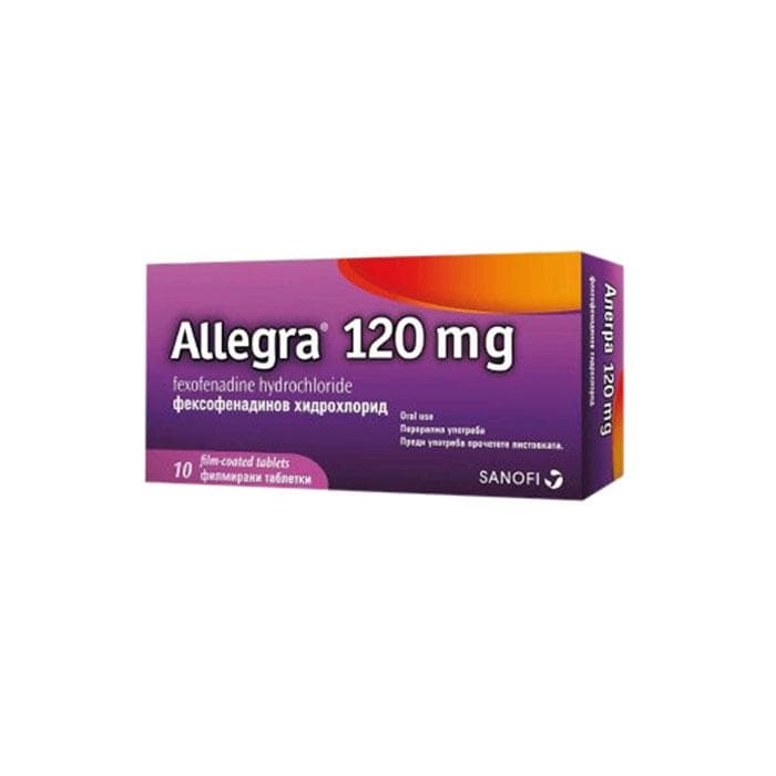 АЛЕГРА таблетки 120 мг 10 броя / ALLEGRA