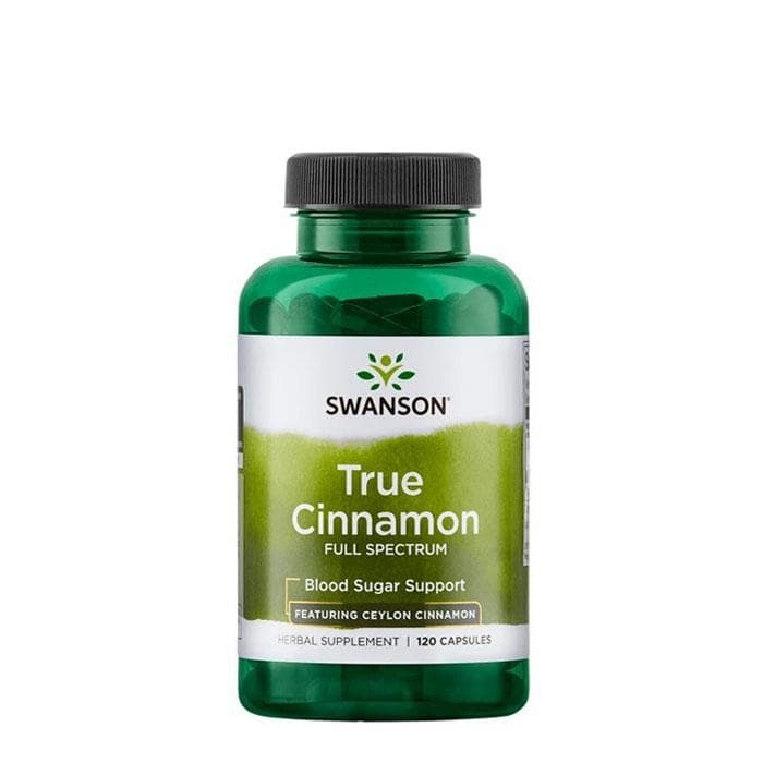 СУОНСЪН КАНЕЛА ПЪЛЕН СПЕКТЪР капсули 300 мг. 120 броя / SWANSON TRUE CINNAMON