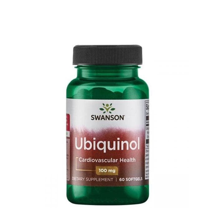 СУОНСЪН УБИКВИНОЛ (БИОАКТИВЕН КОЕНЗИМ Q10) капсули 100 мг 60 броя / SWANSON UBIQUINOL