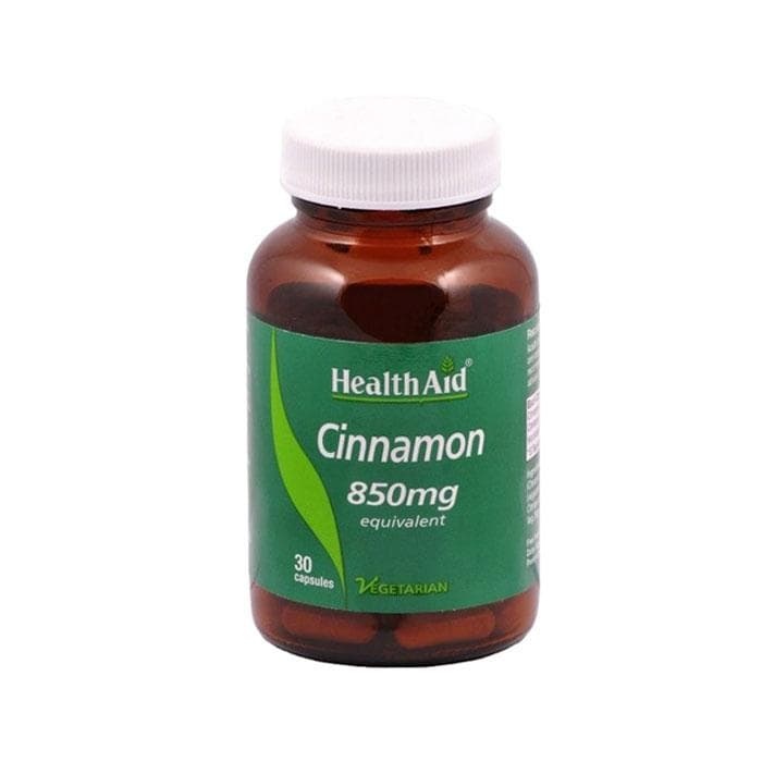 КАНЕЛА капсули 850 мг. 30 броя / HEALTH AID CINNAMON