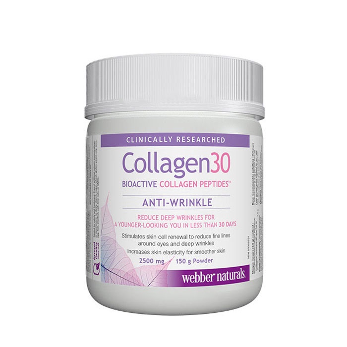 КОЛАГЕН 30 (АНТИ - БРЪЧКИ) прах 150 г / WEBBER NATURALS COLLAGEN 30 ANTI-WRINKLE