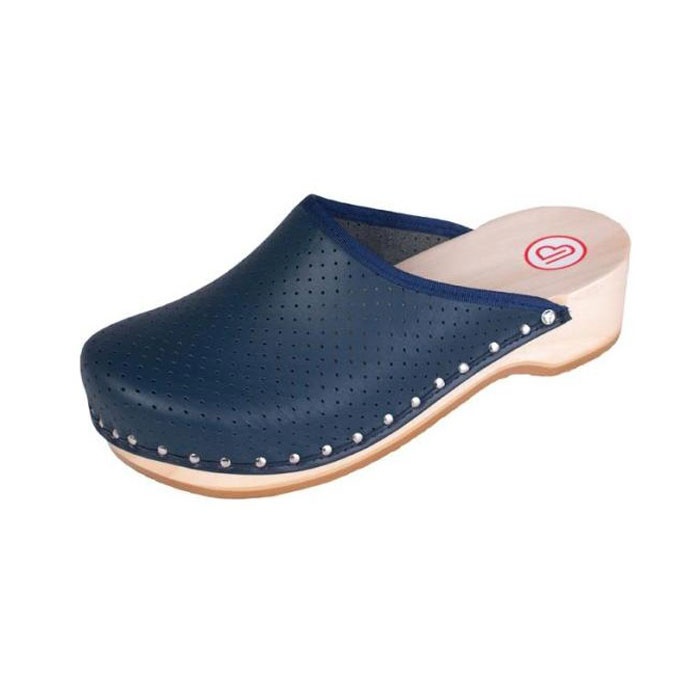 БЕРКЕМАН АНАТОМИЧНО ДЪРВЕНО САБО №41 ТЪМНО СИН ЦВЯТ / BERKEMANN WOODEN CLOGS DARK BLUE COLOR