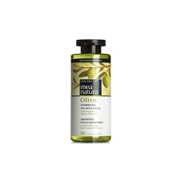 МЕА НАТУРА ДУШ ГЕЛ С МАСЛИНА 300 мл. / MEA NATURA OLIVE SHOWER GEL WELLNESS &amp; REVIVAL 300 ml.