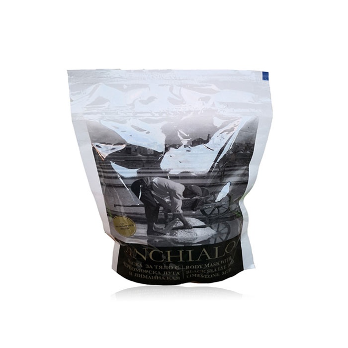 МАСКА ЗА ТЯЛО С ЧЕРНОМОРСКА ЛУГА И ЛИМАННА КАЛ АНХИАЛО 500 гр. / BODY MASK WITH BLACK SEA LYE AND LIMESTONE MUD 500 gr.
