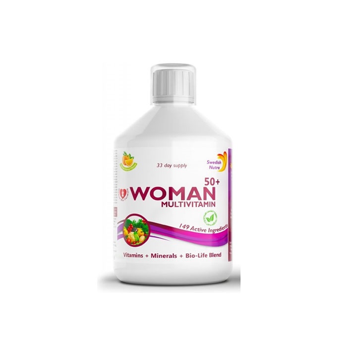 СУИДИШ НУТРА УОМЪН МУЛТИВИТАМИНИ 50+ 500 мл. / SWEDISH NUTRA WOMEN MULTIVITAMIN 50+
