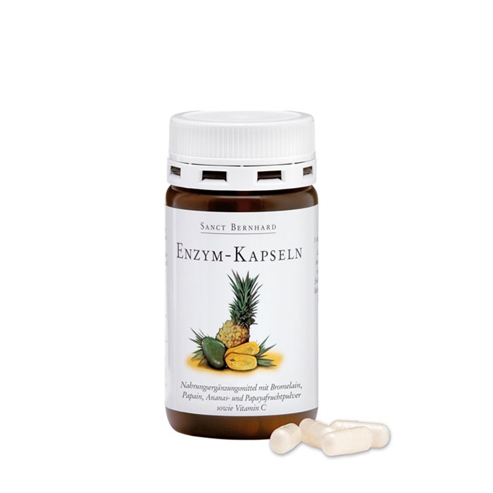 ХРАНОСМИЛАТЕЛНИ ЕНЗИМИ + ВИТАМИН Ц капсули 90 броя / SANCT BERNHARD ENZYME + VITAMIN C