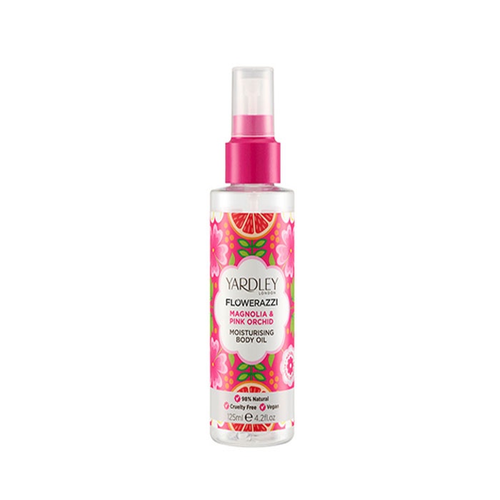 МАГНОЛИЯ И ОРХИДЕЯ ОЛИО ЗА ТЯЛО 125 мл. / YARDLEY LONDON MAGNOLIA &amp; PINK ORCHID BODY OIL