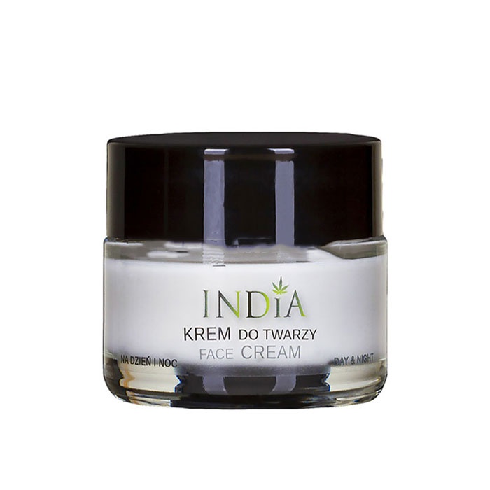 КРЕМ ЗА ЛИЦЕ С КОНОПЕНО МАСЛО 50 мл / INDIA COSMETICS FACE CREAM WITH CANNABIS OIL