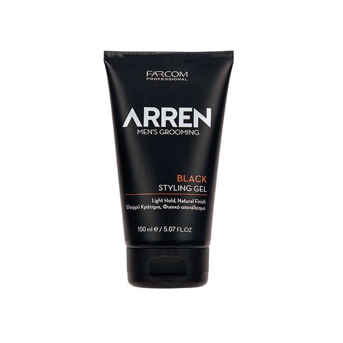 ЧЕРЕН СТИЛИЗИРАЩ ГЕЛ 150 мл. / ARREN MENS GROOMING BLACK STYLING GEL