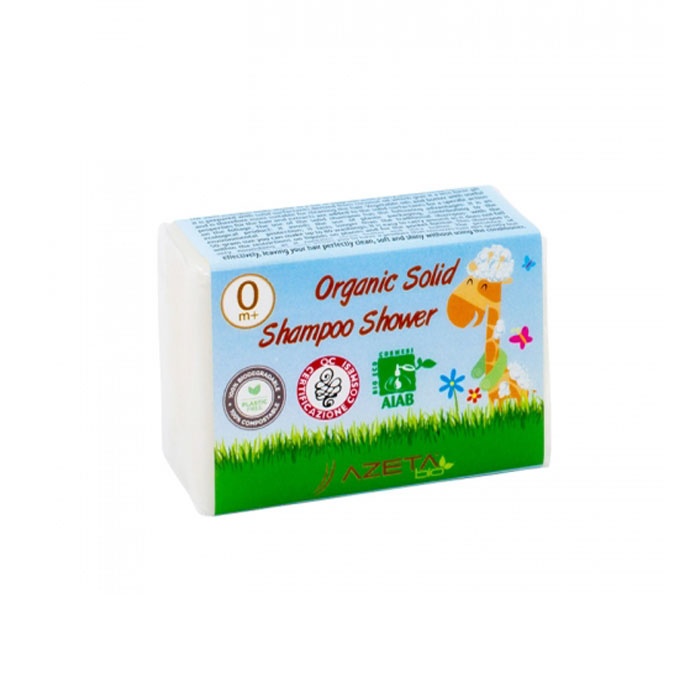 АЦЕТА БИО ОРГАНИЧЕН БЕБЕШКИ ТВЪРД ШАМПОАН 50 гр. / AZETA BIO ORGANIC SOLID SHOWER SHAMPOO