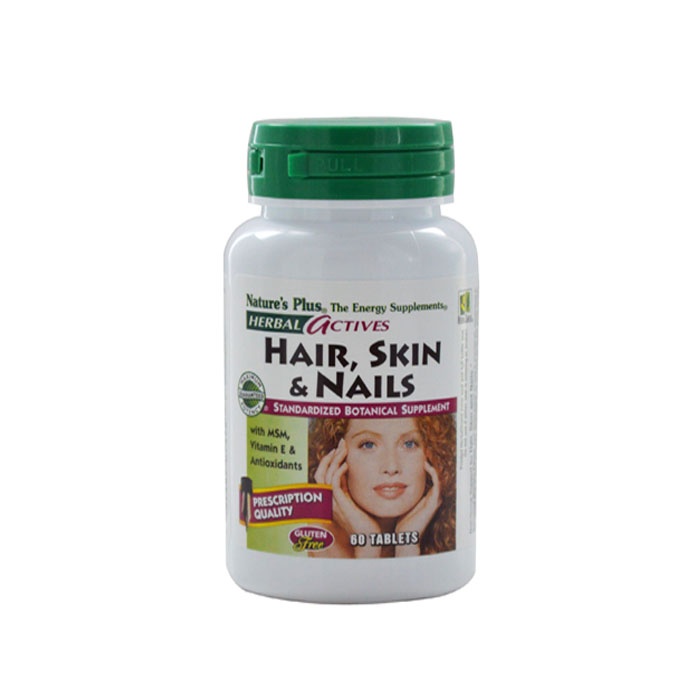 НЕЙЧЪРС ПЛЮС КОСА, КОЖА, НОКТИ таблетки 60 броя / NATURES PLUS HAIR, SKIN &amp; NAILS
