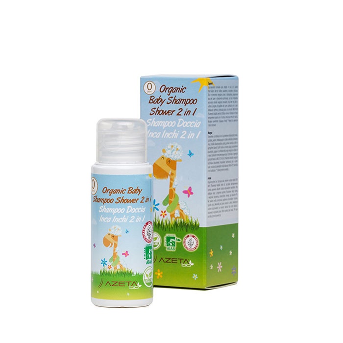 АЦЕТА БИО БЕБЕШКИ ШАМПОАН ЗА КОСА И ТЯЛО 50 мл. / AZETA ORGANIC BABY SHAMPOO SHOWER