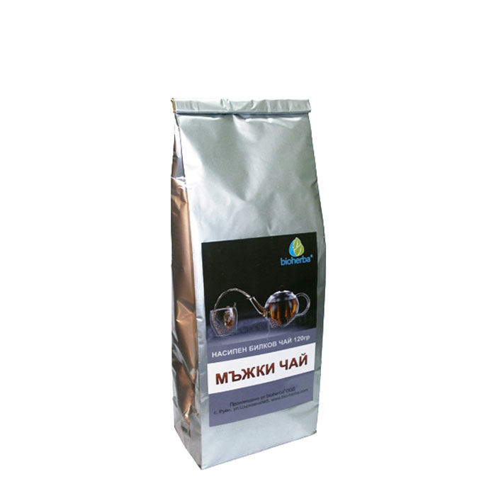 БИОХЕРБА БИЛКОВ ЧАЙ МЪЖКИ НАСИПЕН 120 гр. / BIOHERBA HERBAL TEA FOR MAN