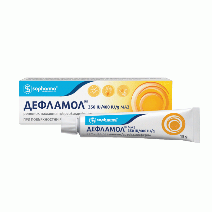 ДЕФЛАМОЛ унгвент 18 грама / DEFLAMOL