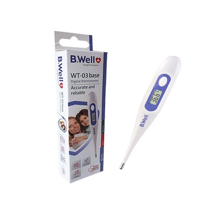 ЕЛЕКТРОНЕН ТЕРМОМЕТЪР B.WELL WT-03 БАЗОВ / ELECTRONIC THERMOMETER B.WELL WT-03 BASIC