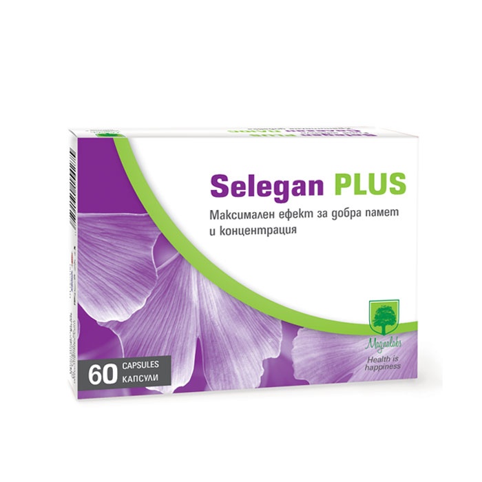 МАГНАЛАБС СЕЛЕГАН ПЛЮС капсули 60 броя / MAGNALABS SELEGAN PLUS