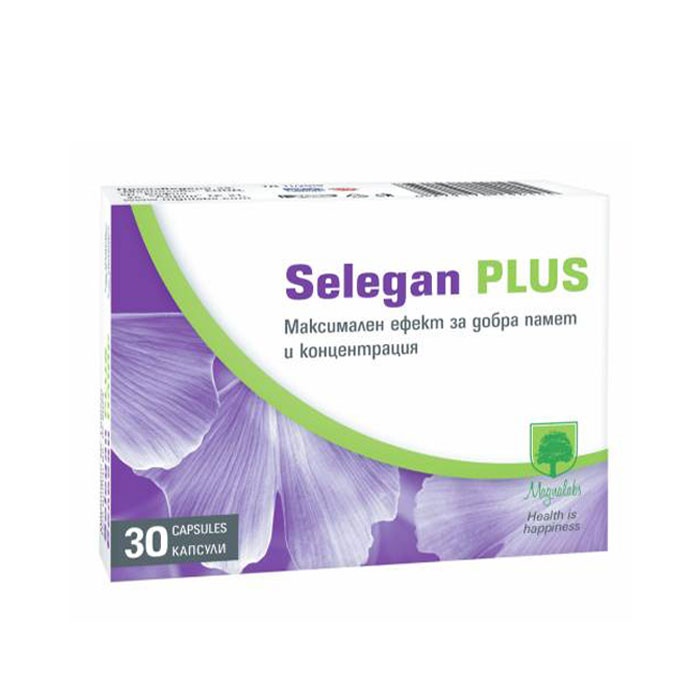 МАГНАЛАБС СЕЛЕГАН ПЛЮС капсули 30 броя / MAGNALABS SELEGAN PLUS