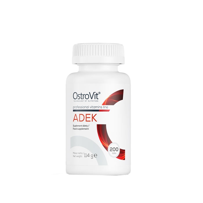 ОСТРОВИТ АДЕК ВИТМИНИ A+D+E+K таблетки 200 броя / OSTROVIT ADEK VITAMIN A+D+E+K