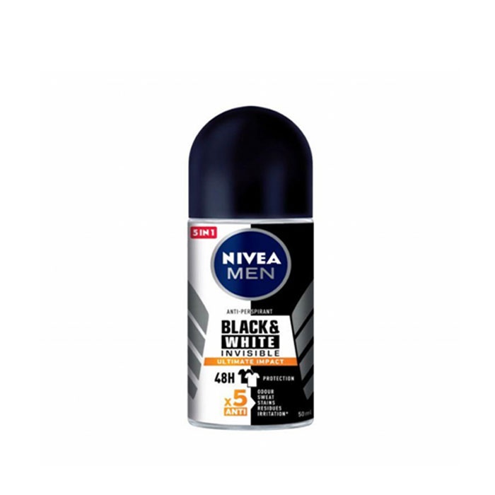НИВЕА РОЛ ОН ИНВИЗИБЪЛ ИМПАКТ 5в1 ЗА МЪЖЕ 50 мл. / NIVEA MAN INVISIBLE ...