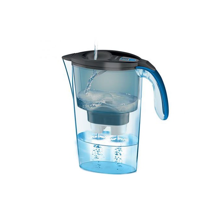 ЛАЙКА ФИЛТРИРАЩА КАНА СТРИЙМ ЛАЙН ЛАЙТ ГРАФИТИ- СИНЯ модел J31BD 2,3 л. / LAIKA STREAM LINE WATER FILTER JUG LIGHT GRAFFITI -BLUE model J31BD