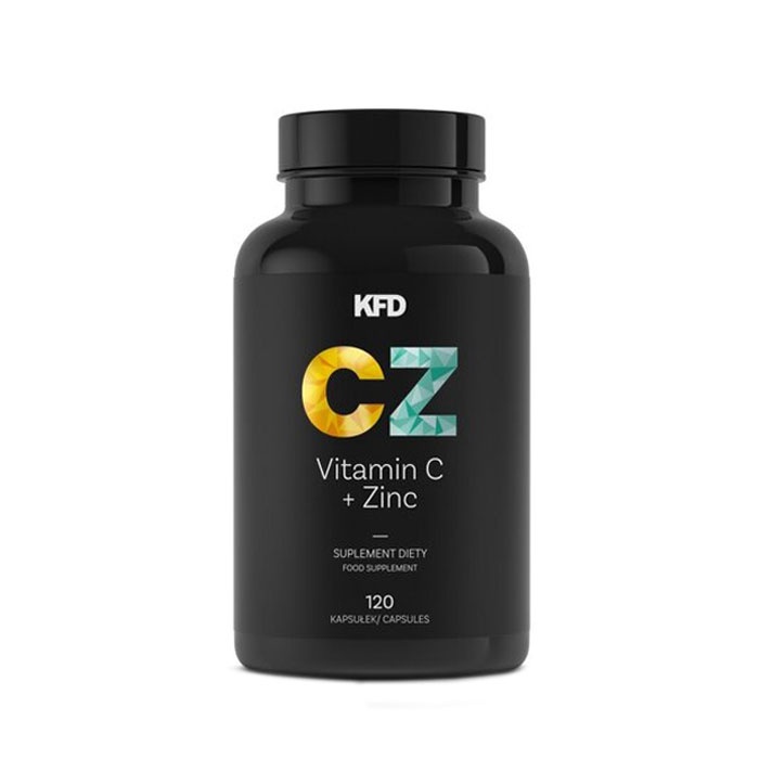 ВИТАМИН Ц + ЦИНК КФД НУТРИШЪН капсули 120 броя / KFD NUTRITION VITAMIN C + ZINC