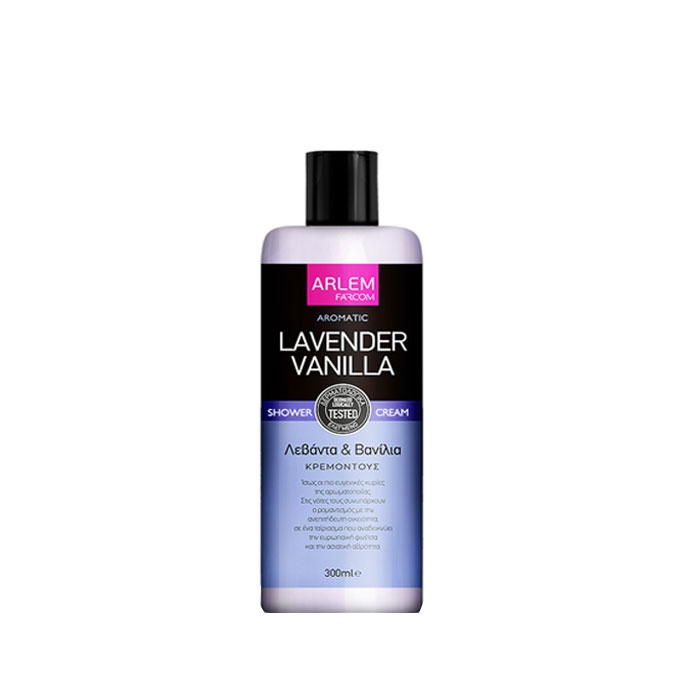АРЛЕМ ДУШ КРЕМ ЛАВАНДУЛА И ВАНИЛИЯ 300 мл. / ARLEM SHOLER CREAM LAVANDER AND VANILLA