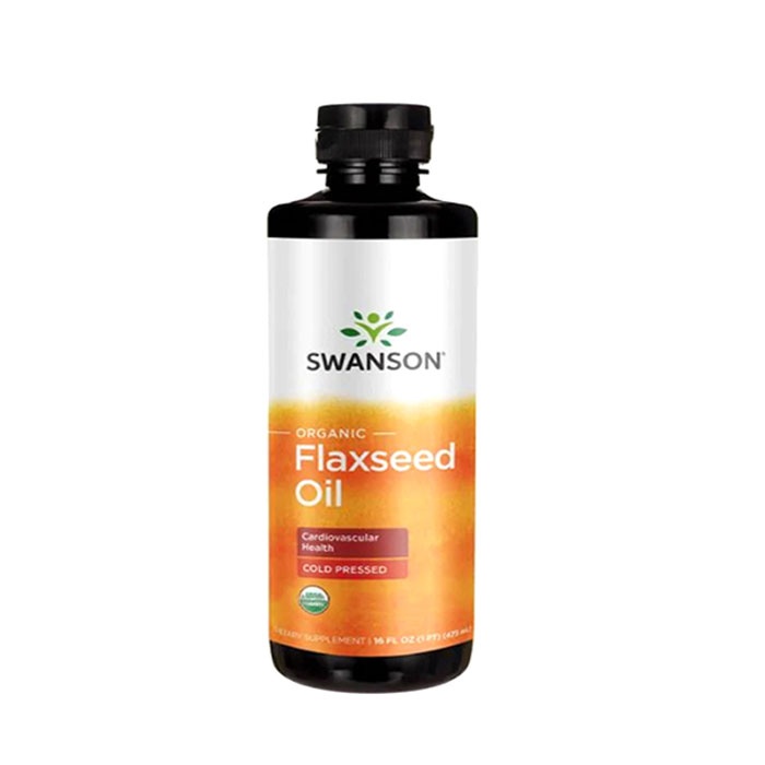 СУОНСЪН ЛЕНЕНО МАСЛО 473 мл. / SWANSON ORGANIC FLAXSEED OIL
