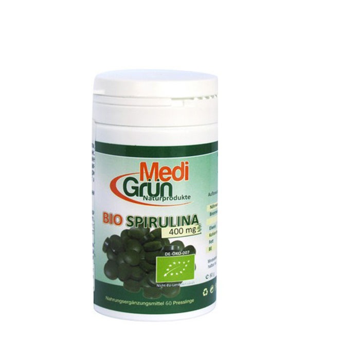 БИО СПИРУЛИНА таблетки 60 броя / MEDI GRUN BIO SPIRULINA