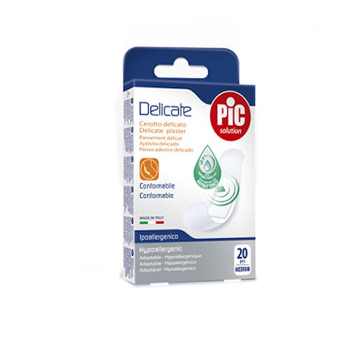 ПЛАСТИР ДЕЛИКАТ ЕКСТРА 5 см./ 7 см. 10 броя / PIC SOLUTION DELICATE PLASTER EXTRA