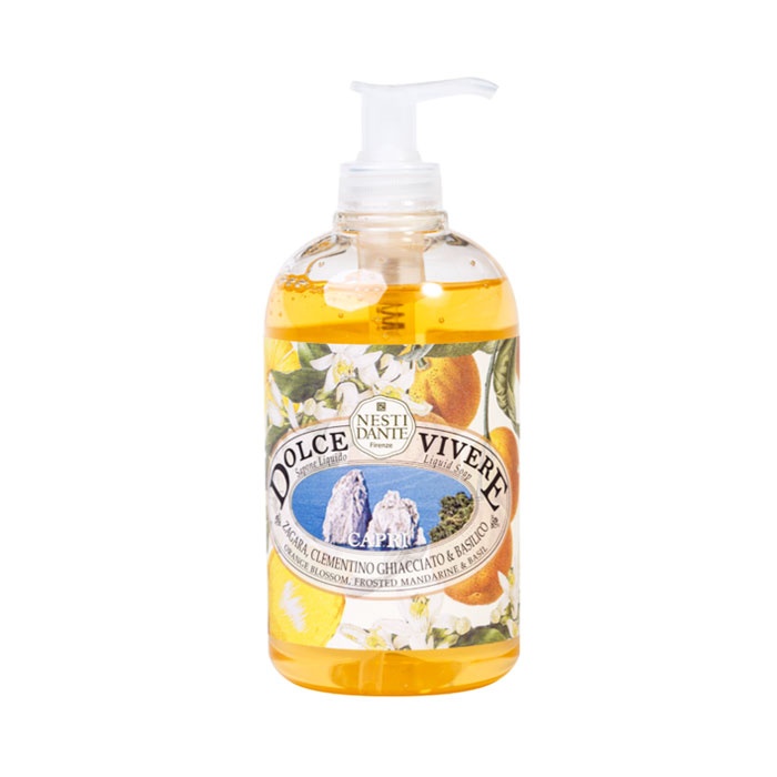 ТЕЧЕН САПУН ЗА ЛИЦЕ И ТЯЛО КАПРИ 500 мл. / NESTI DANTE DOLCE VIVERE CAPRI LIQUID SOAP