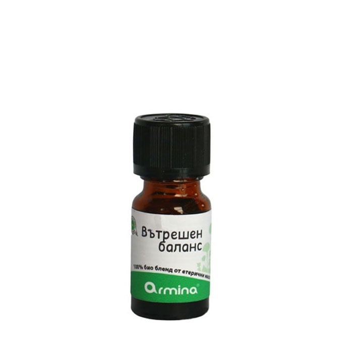 АРМИНА БИО БЛЕНД ОТ ЕТЕРИЧНИ МАСЛА ВЪТРЕШЕН БАЛАНС 5 мл. / ARMINA INTERNAL BALANCE BIO ESSENTIAL OILS