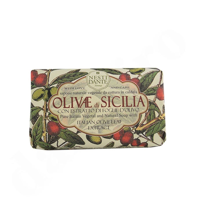 НАТУРАЛЕН САПУН МАСЛИНА СИЦИЛИЯ 150 гр. / NESTI DANTE NATURAL SOAP WITH ITALIAN OLIVE LEAF EXTRACT OLIVAE DI SICILIA