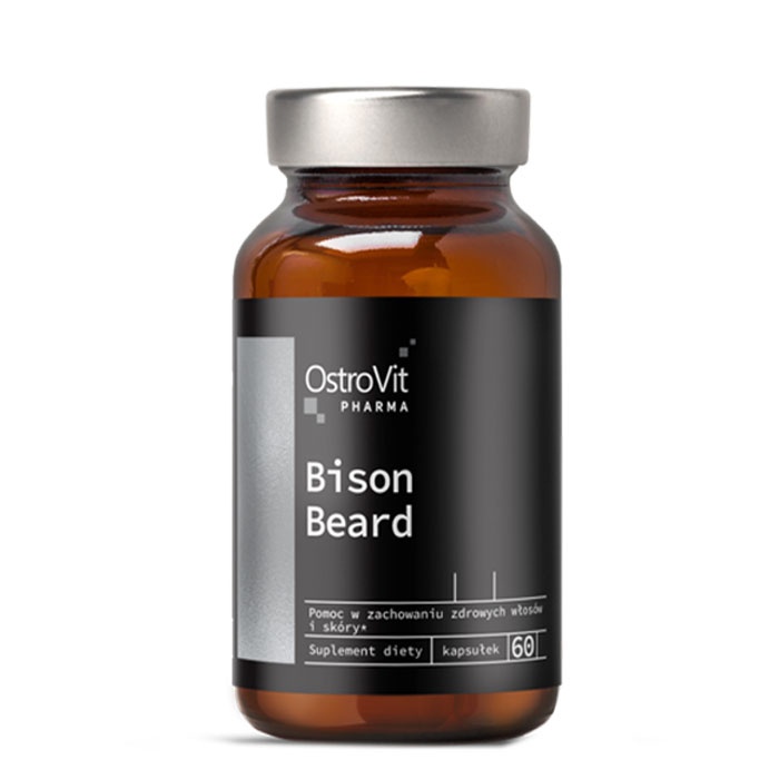 ОСТРОВИТ BISON BEARD капсули 60 броя / OSTROVIT BISON BEARD - MENS BEARD CARE