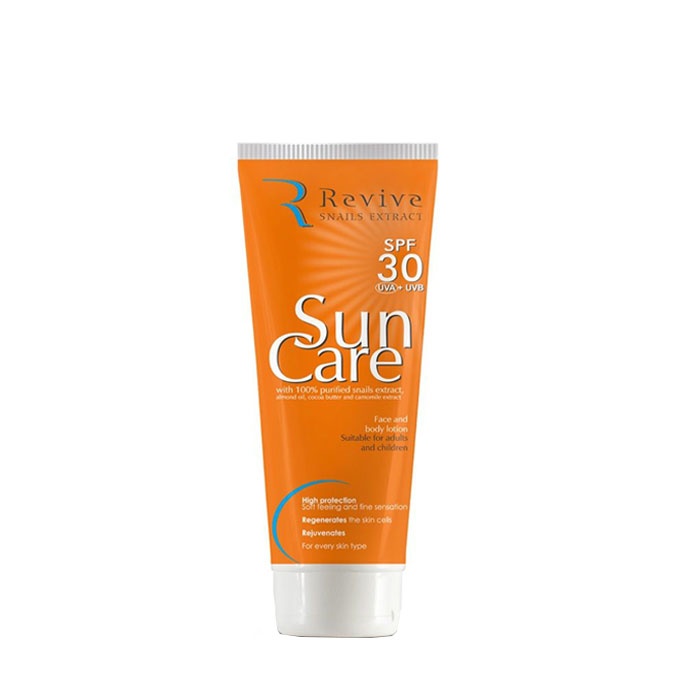 РЕВИВ СЛЪНЦЕЗАЩИТЕН И ВЪЗСТАНОВЯВАЩ ЛОСИОН ЗА ЛИЦЕ И ТЯЛО SPF30 250 мл. / REVIVE SNAILS EXTRACT SUN CARE LOTION SPF30