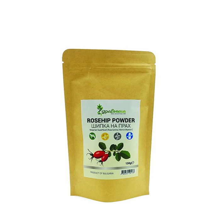 ЗДРАВНИЦА ШИПКА НА ПРАХ 150 гр. / ZDRAVNITZA ROSEHIP POWDER