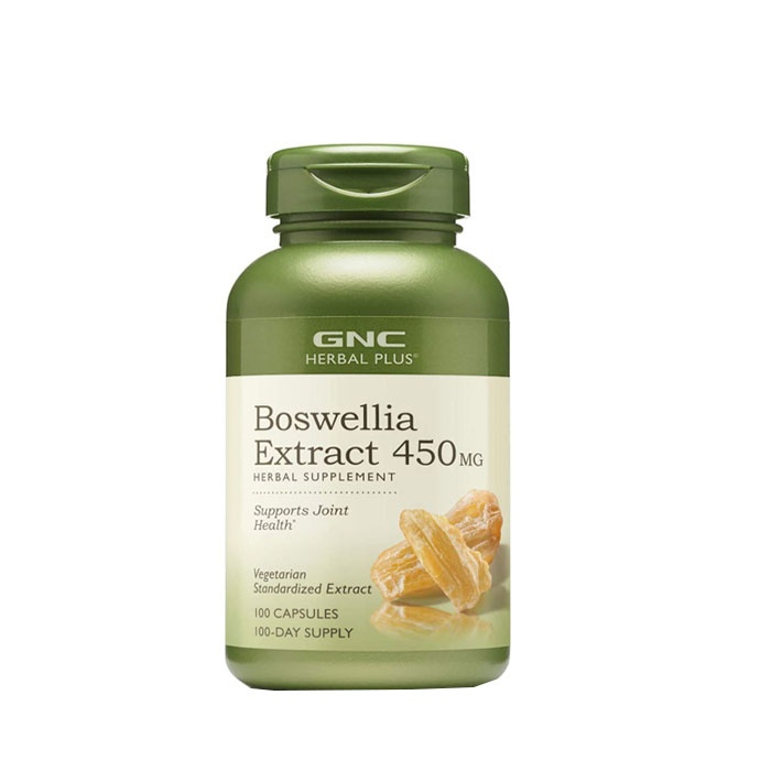 ЕКСТРАКТ ОТ БОСВЕЛИЯ капсули 450 мг. 100 броя / GNC HERBAL PLUS BOSWELLIA EXTRACT