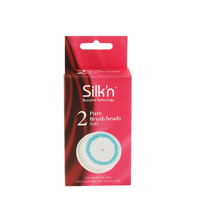 МЕКА РЕЗЕРВНА ЧЕТКА ЗА УРЕД ЗА ПОЧИСТВАНЕ НА ЛИЦЕ SILK&#039;N PURE ЗА ЧУВСТВИТЕЛНА КОЖА / SILK&#039;N PURE REFILL BRUSH SOFT