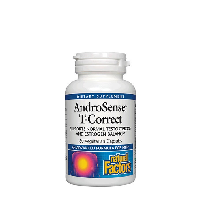 НАТУРАЛ ФАКТОРС АНДРОСЕНС Т-КОРЕКТ капсули 60 броя / NATURAL FACTORS ANDROSENSE T-CORRECT