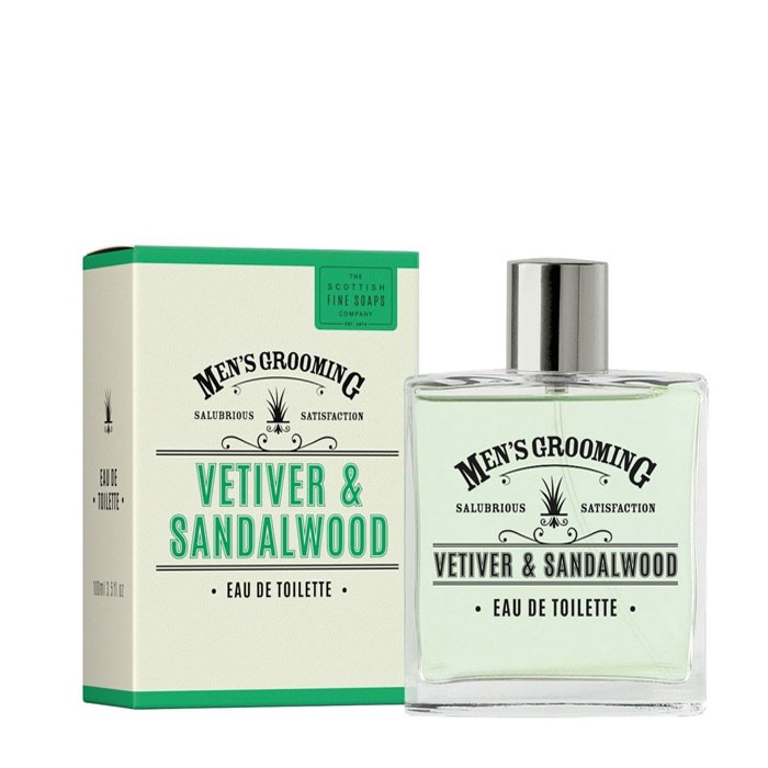 ТОАЛЕТНА ВОДА С ВЕТИВЕР И САНДАЛОВО ДЪРВО 100 мл. / SCOTTISH FINE VETIVER &amp; SANDALWOOD EAU DE TOILETTE