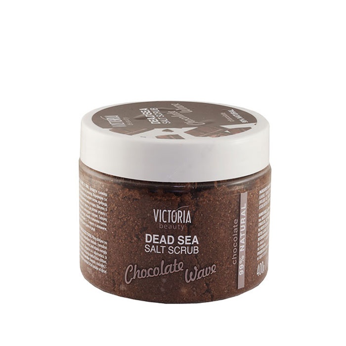 СКРАБ ШОКОЛАД 400 гр. / VICTORIA BEAUTY CHOCOLATE WAVE SALT SCRAB