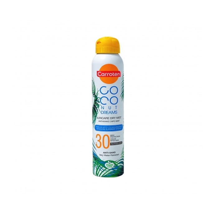 КАРОТЕН СЛЪНЦЕЗАЩИТЕН СПРЕЙ МИСТ КОКОС SPF30 200 мл. / CARROTEN COCONUT DREAMS SUNCARE DRY MIST SPF30