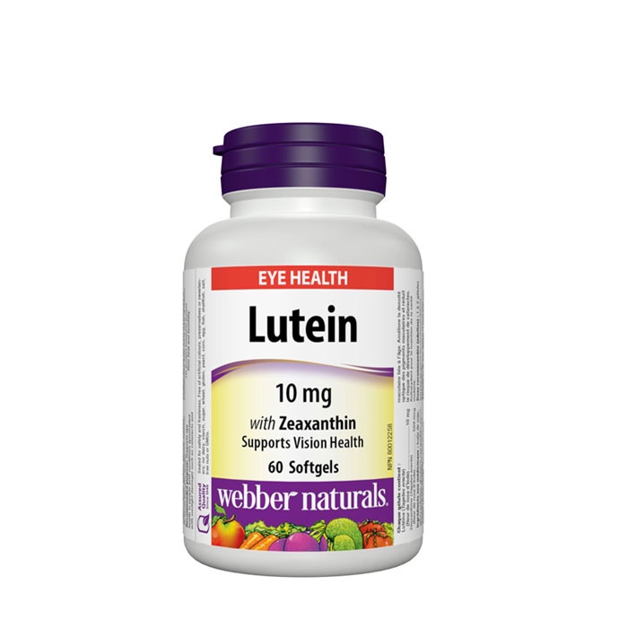 ЛУТЕИН капсули 10 мг 60 броя / WEBBER NATURALS LUTEIN