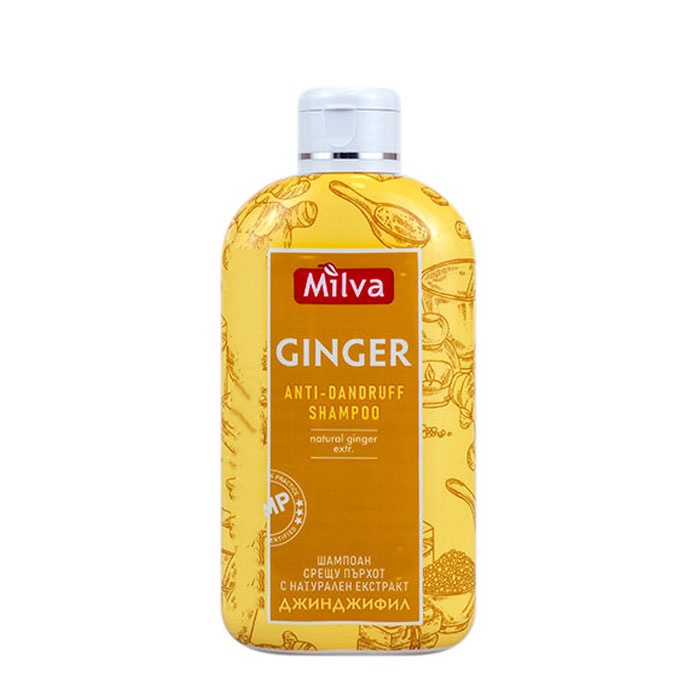 ШАМПОАН С ДЖИНДЖИФИЛ ПРОТИВ ПЪРХОТ 200 мл. / MILVA ANTI-DANDRUFF GINGER SHAMPOO