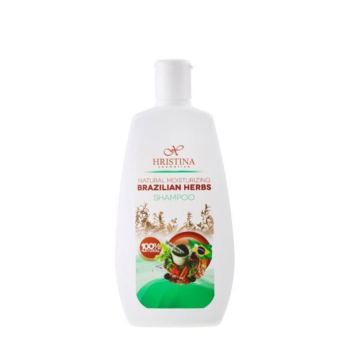 ШАМПОАН С БРАЗИЛСКИ БИЛКИ 400 мл. / HRISTINA SHAMPOO WITH BRAZILIZAN HERBS
