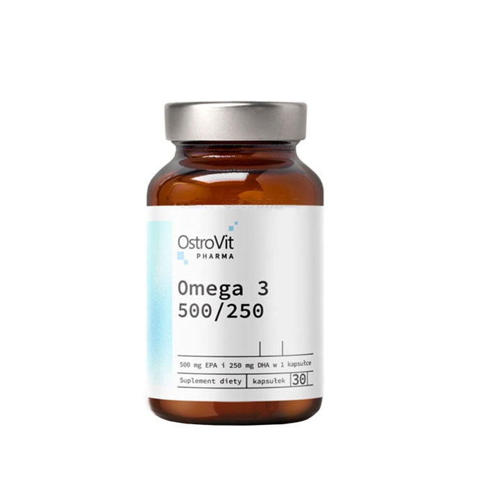 ОСТРОВИТ ОМЕГА-3 500/250 капсули 30 броя / OSTROVIT OMEGА-3 500/250